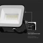 Black LED Floodlights - Samsung - IP65 - 20W - 1620 Lumens - 3000K - 5 Years