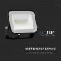 Black LED Floodlights - Samsung - IP65 - 20W - 1620 Lumens - 3000K - 5 Years