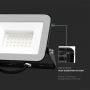 Black LED Floodlights - Samsung - IP65 - 30W - 2505 Lumens - 4000K - 5 Years