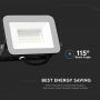 Black LED Floodlights - Samsung - IP65 - 30W - 2505 Lumens - 4000K - 5 Years