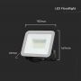 LED Floodlights - Samsung - IP65 - Black - 50 Watts - 4270 Lumens - 6500K - 5 Years