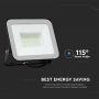 LED Floodlights - Samsung - IP65 - Black - 50 Watts - 4270 Lumens - 6500K - 5 Years