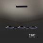 Designer Ceiling Lights - Designer Hanging Lights - IP20 - Black Body - 38 Watts - 4560 Lumens - 4000K