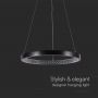 Designer Ceiling Lights - Designer Hanging Lights - IP20 - Black Body - 19 Watts - 2160 Lumens - 4000K