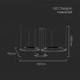 Designer Ceiling Lights - Designer Hanging Lights - IP20 - Black Body - 57 Watts - 6840 Lumens - 3000K