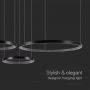 Designer Ceiling Lights - Designer Hanging Lights - IP20 - Black Body - 57 Watts - 6840 Lumens - 3000K