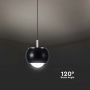 Designer Ceiling Lights - Designer Hanging Lights - IP20 - Black Body - 9 Watts - 1000 Lumens - 3000K