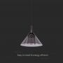 Designer Ceiling Lights - Designer Hanging Lights - IP20 - Black Body - 9 Watts - 1000 Lumens - 4000K