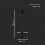 Designer Ceiling Lights - Designer Hanging Lights - IP20 - Black Body - 9 Watts - 1000 Lumens - 3000K