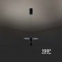 Designer Ceiling Lights - Designer Hanging Lights - IP20 - Black Body - 9 Watts - 1000 Lumens - 3000K