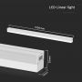 White Surfaced Linear Lights - IP20 - 40W - 4300 Lumens - 4000K