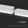 White Surfaced Linear Lights - IP20 - 40W - 4300 Lumens - 4000K