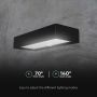 Solar Wall Lights - Sensor - IP65 - Black Body - 900 Lumens - 4000K