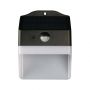 Solar Lights - Solar Wall Lights Sensor - IP65 - Black+White - 2 Watts - 200 Lumens - 4000K