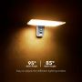 Solar Lights - Solar Wall Lights Sensor - IP65 - White - 15 Watts - 2000 Lumens - 6000K+4000K