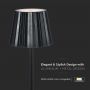 Rechargeable Table Lamps - IP20 - Black Body - 1.5 Watts - 150 Lumens - 3IN1