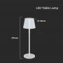 Rechargeable Table Lamps - IP20 - White Body - 1.5 Watts - 150 Lumens - 3IN1