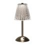 Rechargeable Table Lamps - IP20 - Sand Nickel Body - 2.4 Watts - 210 Lumens - 3IN1