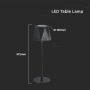 Rechargeable Table Lamps - IP20 - Black Body - 1.5 Watts - 150 Lumens - 3IN1