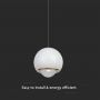 Table Lamps - Hanging Lamps - IP20 - White Body - 5 Watts - 500 Lumens - 3000K