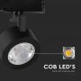 LED Tracklights - COB Tracklights - IP20 - Black - 30 Watts - 3000 Lumens - 3IN1