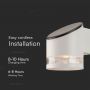 Solar Lights - Solar Wall Lamp - IP54 - White Body - 70 Lumens - 3000K