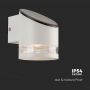 Solar Lights - Solar Wall Lamp - IP54 - White Body - 70 Lumens - 3000K