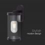 Outdoor Lighting - E27 Wall Fittings - IP44 - Matt Black Body