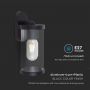 Outdoor Lighting - E27 Wall Fittings - IP44 - Matt Black Body