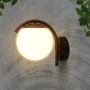 Outdoor Lighting - E27 Wall Fittings - IP44 - Matt Black Body