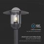 Outdoor Lighting - Pole Lamps - IP44 - Matt Black Body