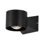 LED Wall Lights - Round - IP65 - Black Body - 5 Watts - 500 Lumens - 4000K