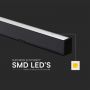 Black Linear Lights - 3IN1 - Samsung - IP20 - 40W - 3400 Lumens - 5 Years