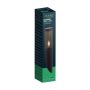 VT-1183 BOLLARD TUINVERLICHTING E27 (400x76mm) SMOKE PLASTIC/SS BLACK BODY IP44