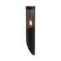 VT-1183 BOLLARD TUINVERLICHTING E27 (400x76mm) SMOKE PLASTIC/SS BLACK BODY IP44