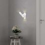 Outdoor Lighting - Adjustable Wall Lamps - IP44 - White Body - 6 Watts - 620 Lumens - 3000K