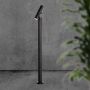 Outdoor Lighting - Bollard Lamps - IP44 - Black Body - 4 Watts - 390 Lumens - 3000K