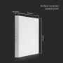 LED Mini Panels - Backlit -  Surface Series - IP20 - White Body - 12 Watts - 1200 Lumens - 6500K