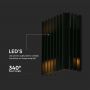 LED Wall Lights - Up Down Wall Light - IP65 - Black Body - 12 Watts - 1250 Lumens - 4000K