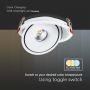 LED Downlights - Adjustable Downlight - IP20 - 12 Watts - 785 Lumens - 3IN1 - Model No: - VT-2512-W