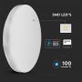 LED Trimless Dome Lights - Samsung - IP44 - 300mm - White - 25W - 2500 Lumens - 3000K