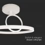 Designer Ceiling Lights - IP20 - White Body - 37 Watts - 4000 Lumens - 4000K