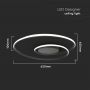 Designer Ceiling Lights - Designer Hanging Lights - IP20 - Black Body - 48 Watts - 5150 Lumens - 4000K