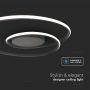 Designer Ceiling Lights - Designer Hanging Lights - IP20 - Black Body - 48 Watts - 5150 Lumens - 4000K