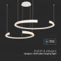 Designer Ceiling Lights - Designer Hanging Lights - IP20 - White Body - 48 Watts - 5150 Lumens - 3000K