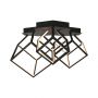 Designer Ceiling Lights - Designer Hanging Lights - IP20 - Black Body - 46 Watts - 4900 Lumens - 3000K