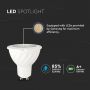 GU10 White LED Spotlights - Samsung - Lens 38° - IP20 - 7W - 480 Lumens - 3000K - 5 Years