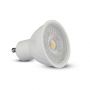 GU10 White LED Spotlights - Samsung - Lens 110° - IP20 - 6.5W - 480 Lumens - 4000K - 5 Years