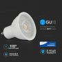 GU10 Dimmable LED Spotlights - Samsung - Lens 110° - IP20 - White - 6.5W - 450 Lumens - 3000K - 5 Years