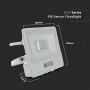 LED Floodlights with PIR Sensor - Samsung - IP65 - White - 10W - 735 Lumens - 3000K - 5 Years